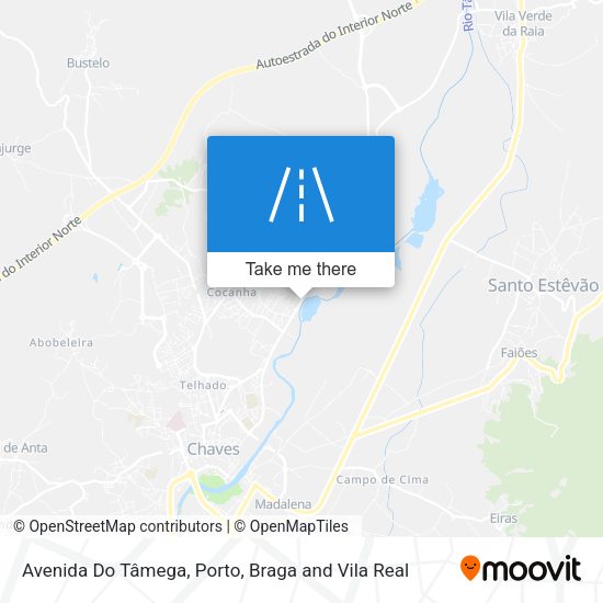 Avenida Do Tâmega mapa