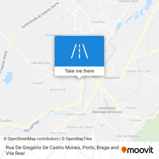 Rua De Gregório De Castro Morais map
