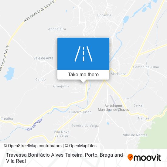 Travessa Bonifácio Alves Teixeira mapa