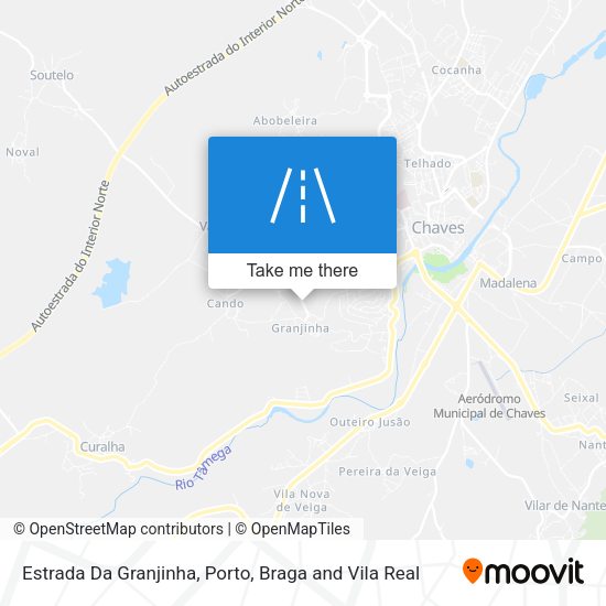 Estrada Da Granjinha mapa