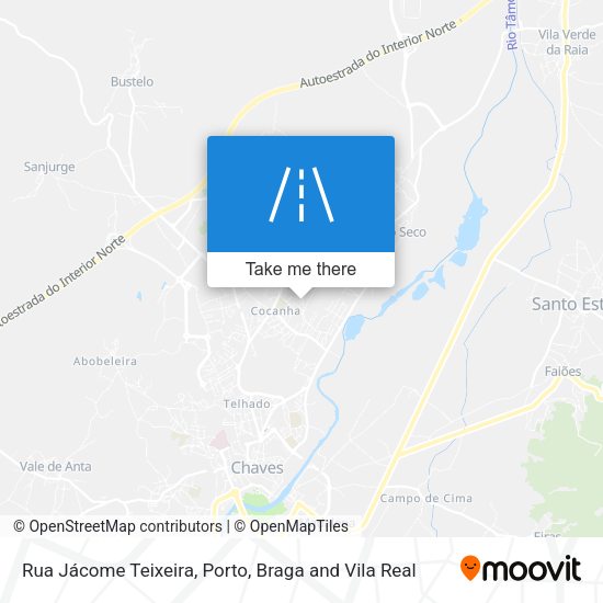 Rua Jácome Teixeira map
