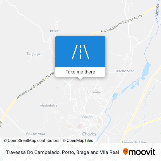 Travessa Do Campelado mapa