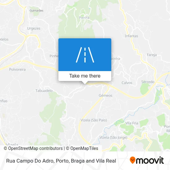 Rua Campo Do Adro map