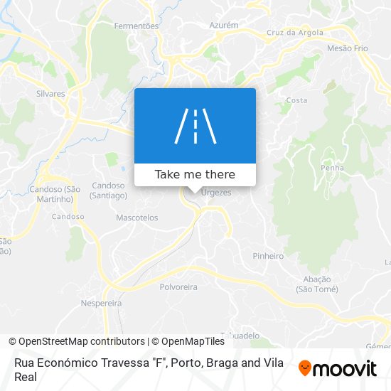 Rua Económico Travessa "F" map