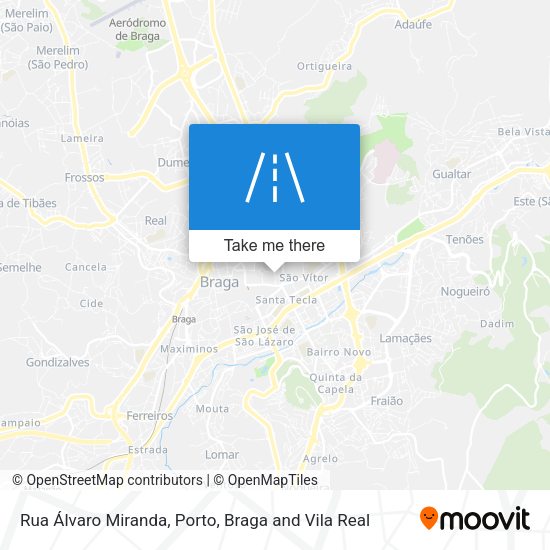 Rua Álvaro Miranda mapa