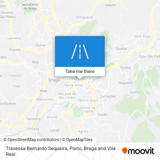 Travessa Bernardo Sequeira mapa