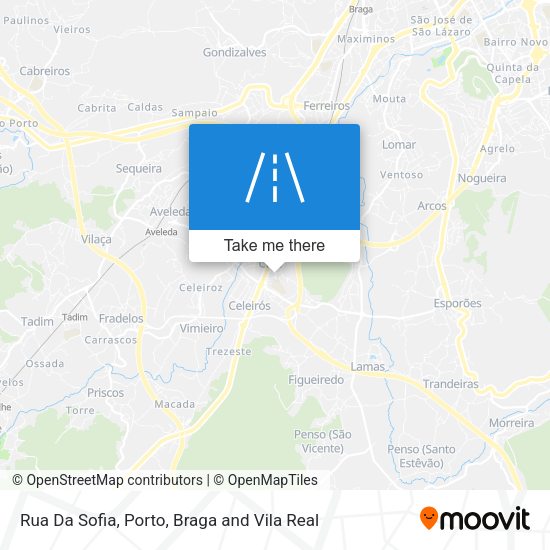 Rua Da Sofia mapa