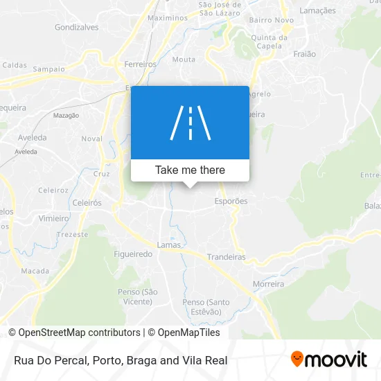 Rua Do Percal map