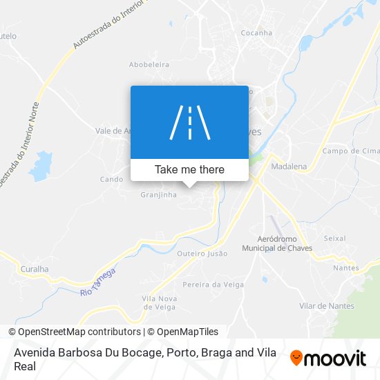 Avenida Barbosa Du Bocage mapa