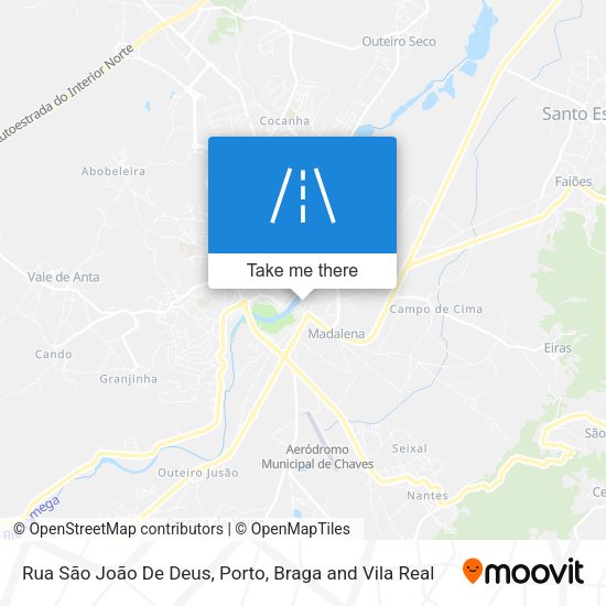 Rua São João De Deus map