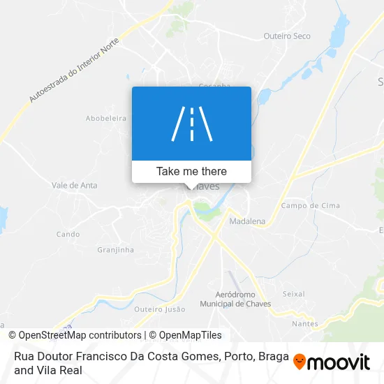 Rua Doutor Francisco Da Costa Gomes map