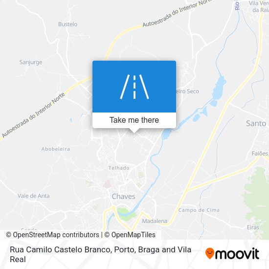 Rua Camilo Castelo Branco mapa
