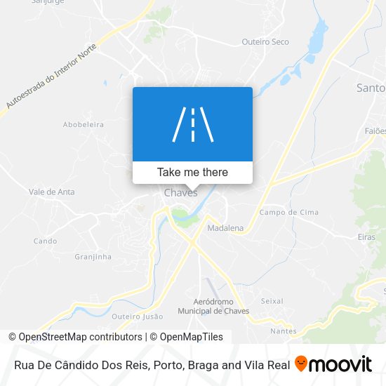 Rua De Cândido Dos Reis map