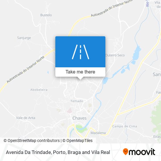 Avenida Da Trindade mapa