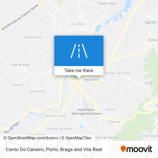 Canto Do Caneiro mapa