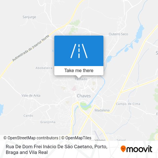 Rua De Dom Frei Inácio De São Caetano mapa