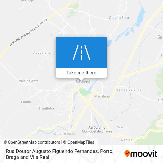 Rua Doutor Augusto Figueirdo Fernandes mapa