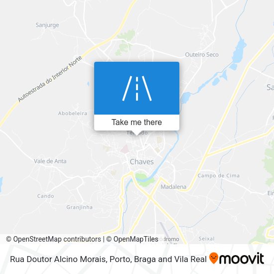Rua Doutor Alcino Morais mapa