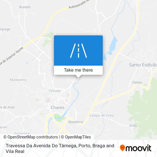 Travessa Da Avenida Do Tâmega mapa