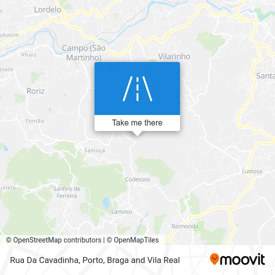 Rua Da Cavadinha map