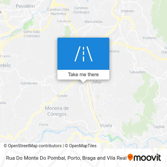 Rua Do Monte Do Pombal map