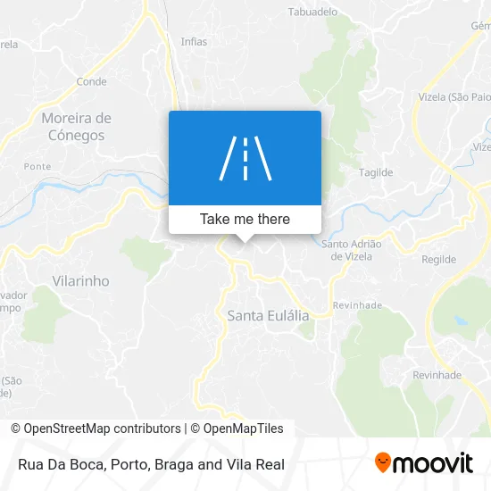 Rua Da Boca mapa