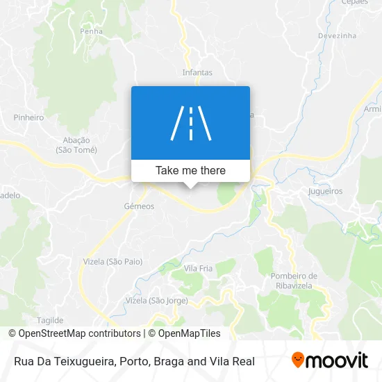 Rua Da Teixugueira map