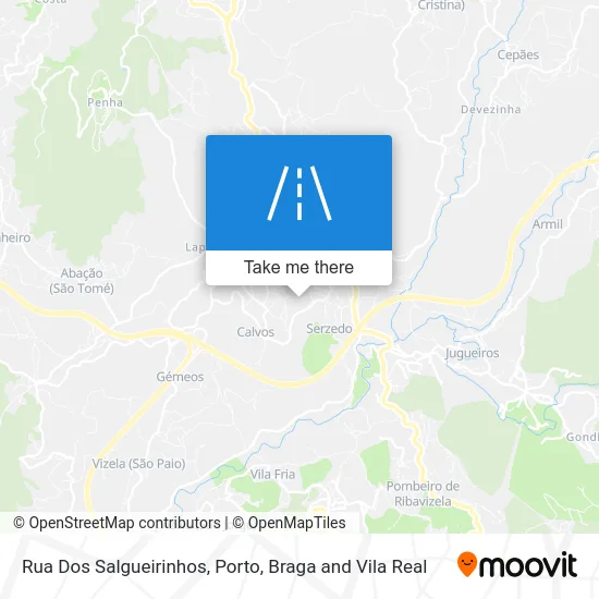 Rua Dos Salgueirinhos map