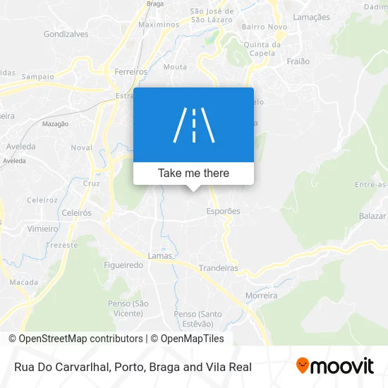 Rua Do Carvarlhal map