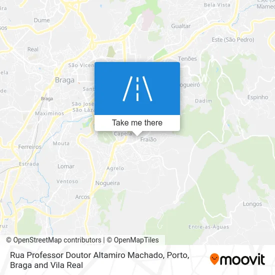 Rua Professor Doutor Altamiro Machado map
