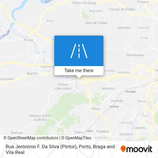 Rua Jerónimo F. Da Silva (Pintor) map