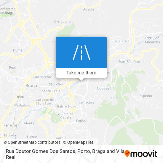 Rua Doutor Gomes Dos Santos map