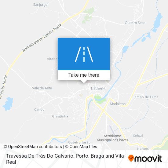 Travessa De Trás Do Calvário mapa
