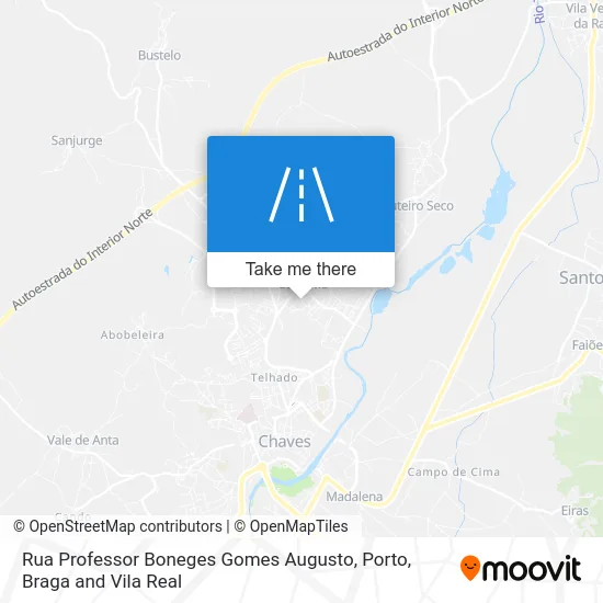 Rua Professor Boneges Gomes Augusto map