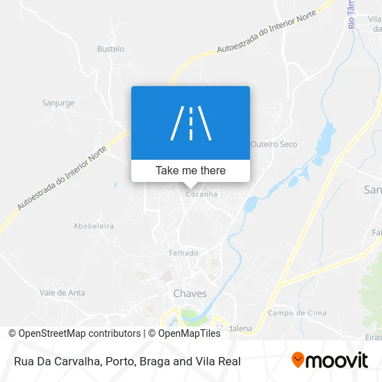 Rua Da Carvalha map