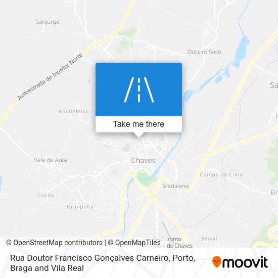 Rua Doutor Francisco Gonçalves Carneiro mapa