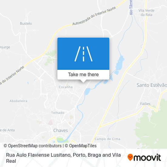 Rua Aulo Flaviense Lusitano map