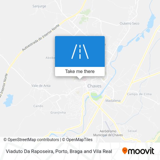 Viaduto Da Raposeira mapa