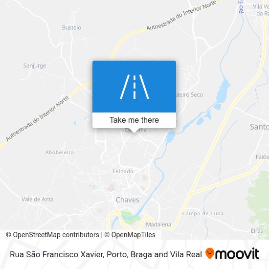 Rua São Francisco Xavier map