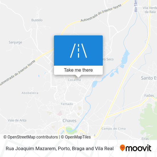Rua Joaquim Mazarem mapa