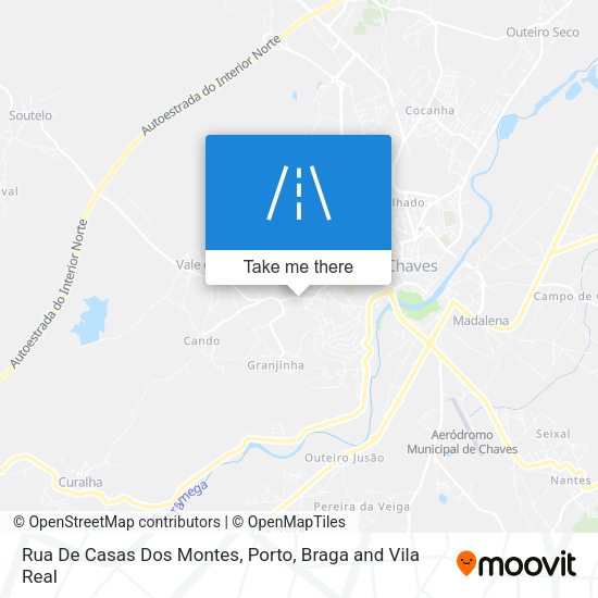 Rua De Casas Dos Montes map