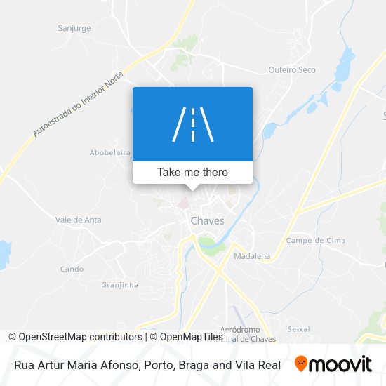 Rua Artur Maria Afonso mapa