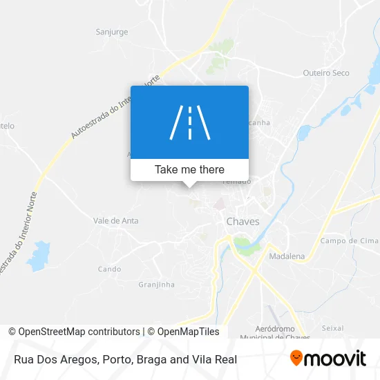 Rua Dos Aregos map