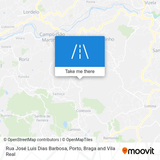 Rua José Luís Dias Barbosa map