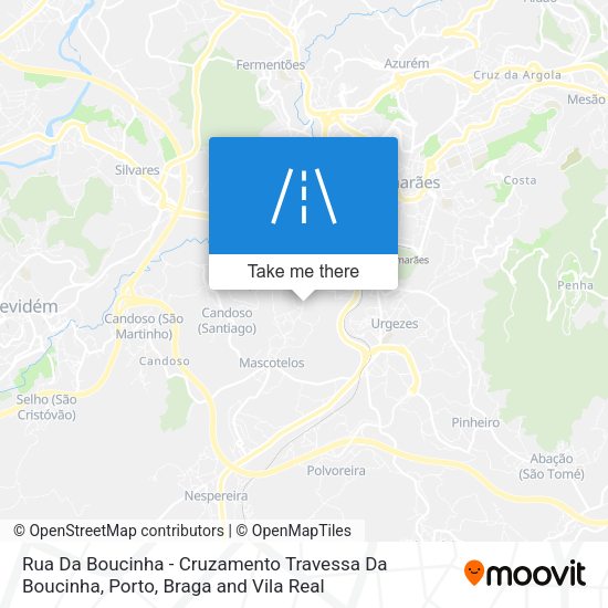 Rua Da Boucinha - Cruzamento Travessa Da Boucinha map
