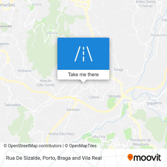 Rua De Sizalde map