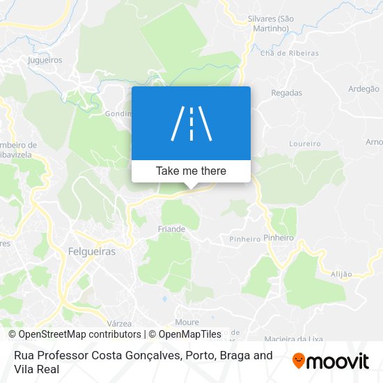 Rua Professor Costa Gonçalves map