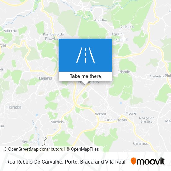 Rua Rebelo De Carvalho mapa