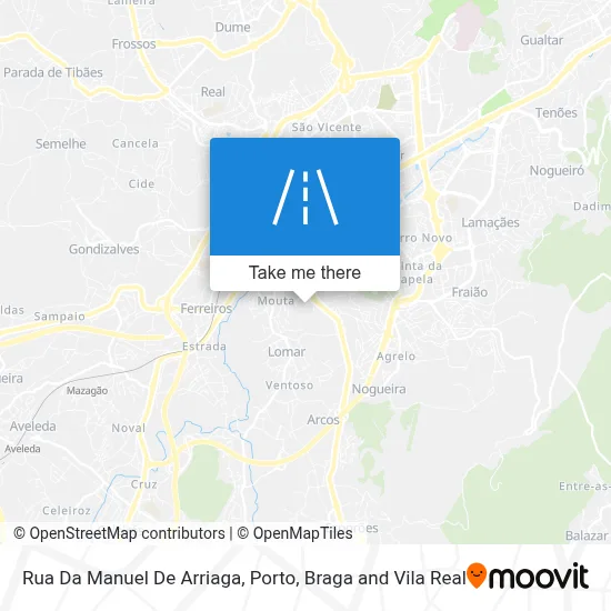 Rua Da Manuel De Arriaga map