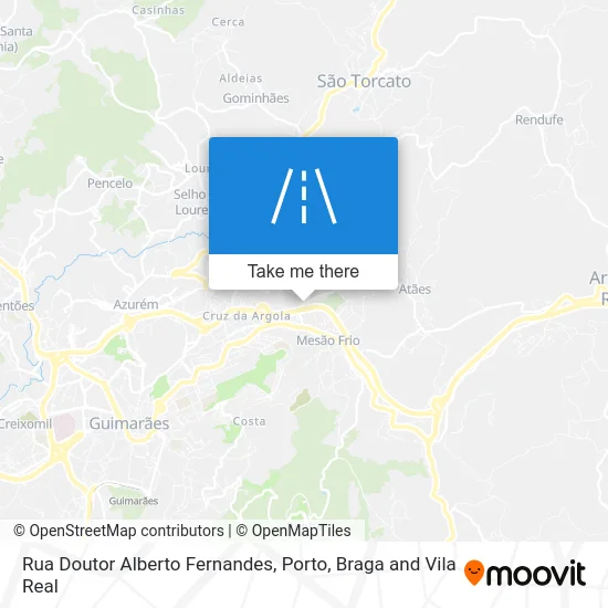 Rua Doutor Alberto Fernandes map